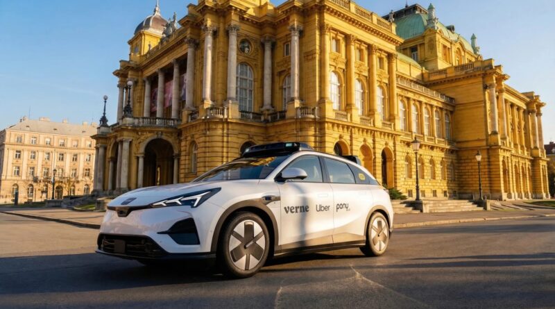 Uber, Avrupa’da Otonom Mobiliteye Kapı Aralıyor: Robotaksi Devrimi Zagreb’de Başladı