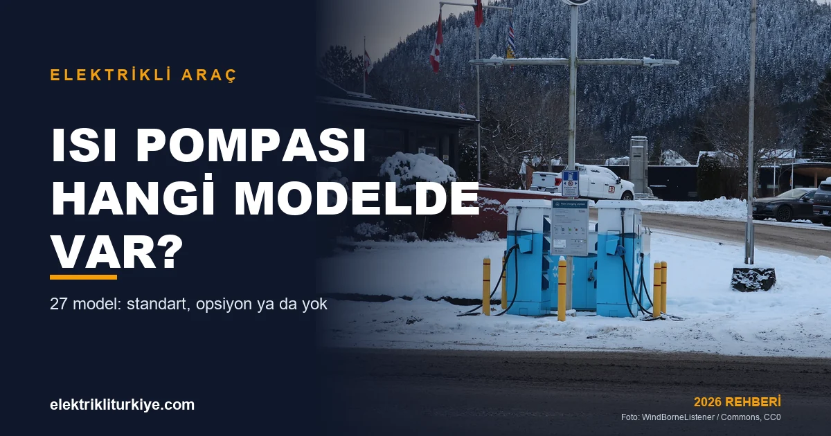 Elektrikli Araçlarda Isı Pompası: Kış Performansı ve Menzil Üzerindeki Etkileri