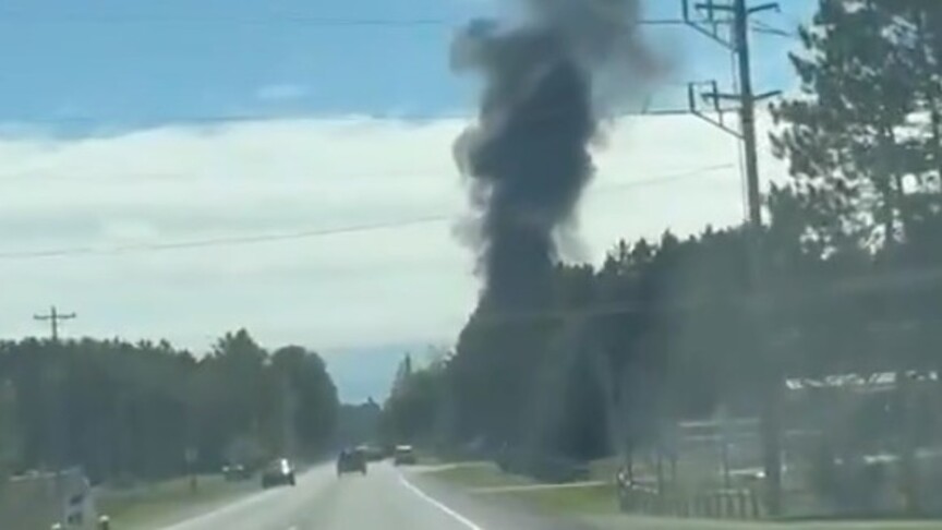 ABD Michigan’da F-16 Savaş Uçağı Eğitim Uçuşunda Düştü